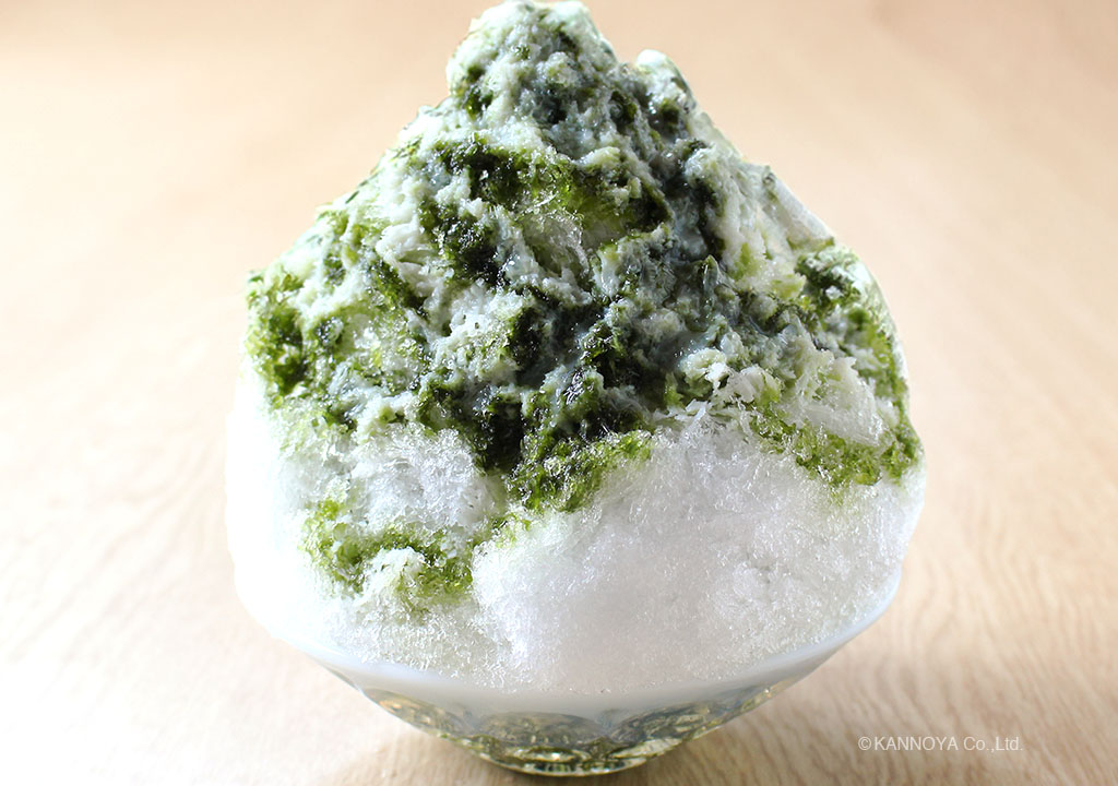 ふわふわかき氷宇治の抹茶蜜