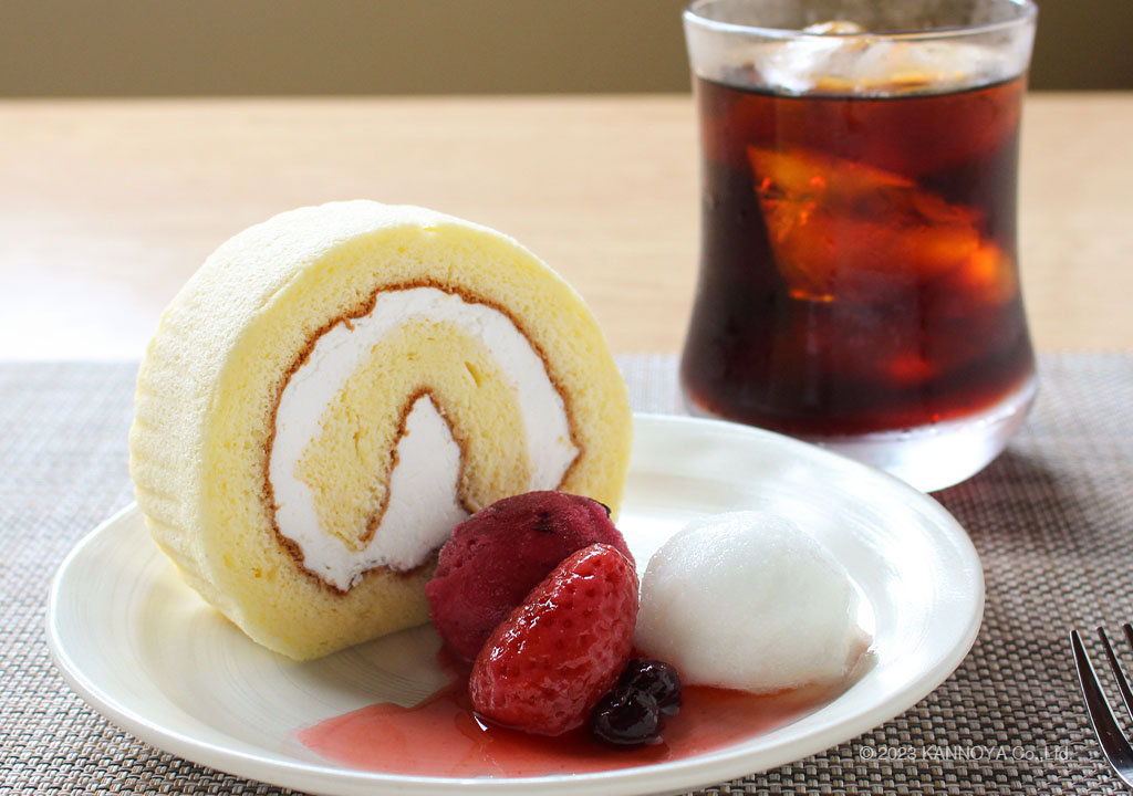 ロールケーキプレート