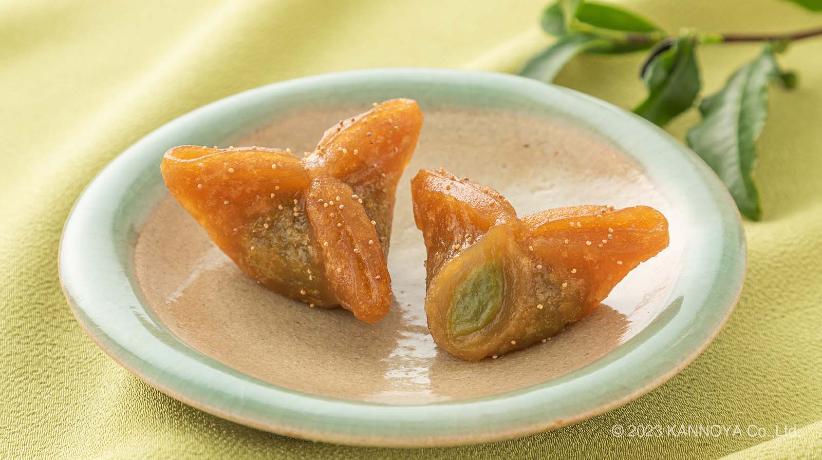 家伝ゆべし抹茶あん