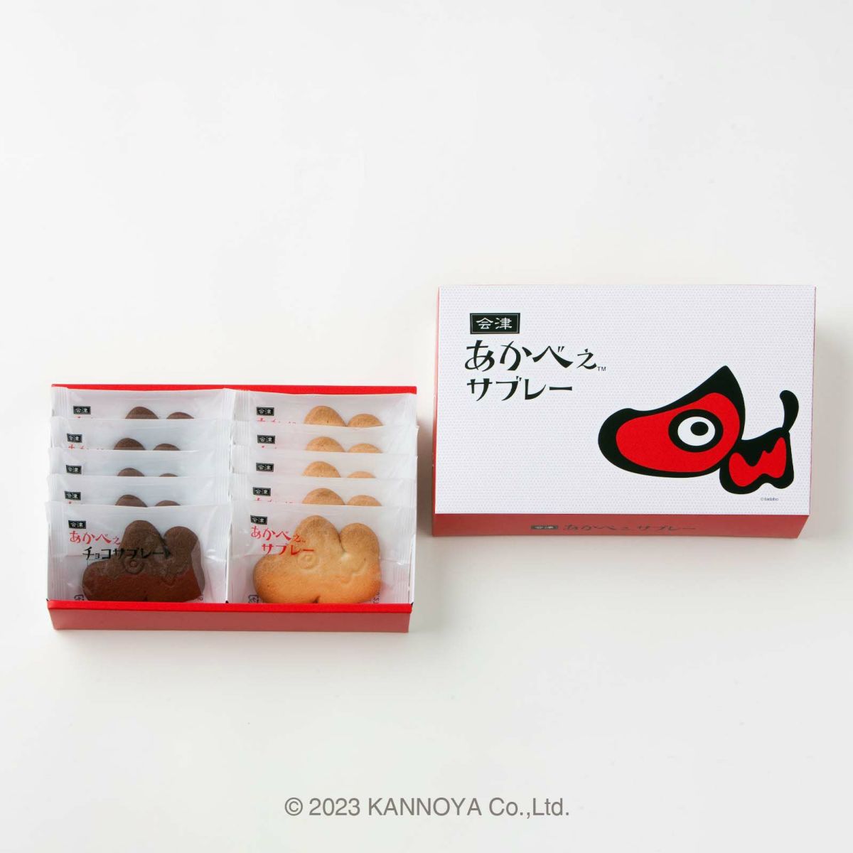 会津あかべぇサブレー詰合せ　10枚箱入