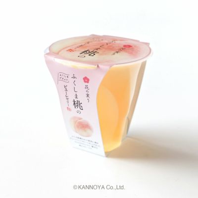 ふくしま桃のピューレゼリー　花の実り